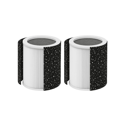 Nispira H-HF400-VP HEPA Carbon Filter for Hunter Air Purifier HP400 H-PF400 2 Pk