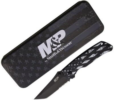 Smith & Wesson American Patriot Folding Knife 3.25'' Stainless Blade ABS Handle