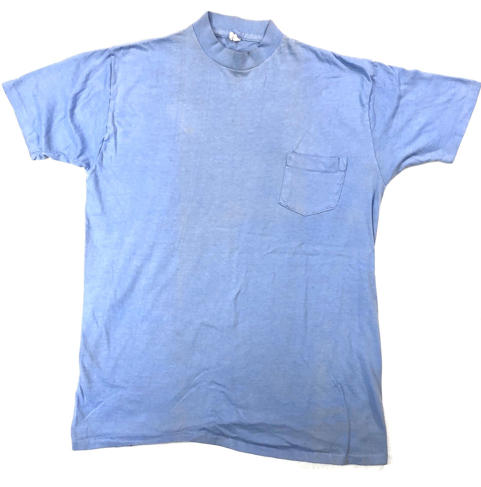Vtg Jockey Life Deck Shirt Light Blue 