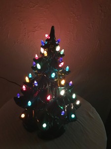 Image Is Loading Vintage Ceramic Christmas Tree 16 Inches Tall Lights Image Is Loading Vintage Ceramic Christmas Tree 16 Inches Tall Lights