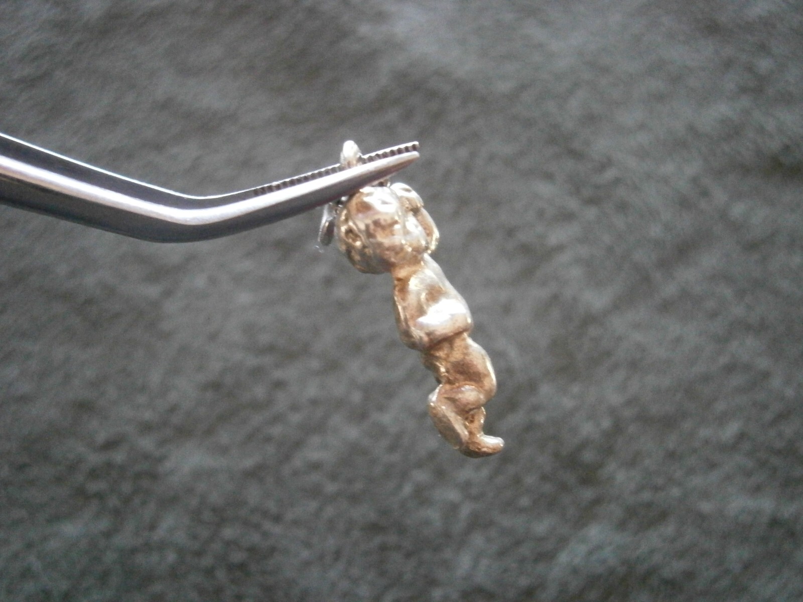 Dancing Cherub Vintage Solid Sterling Silver Brac… - image 4