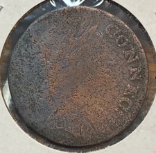 1787 Connecticut Copper Good+ Details CHRC
