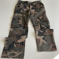 Vintage y2k camo high rise cargo pants