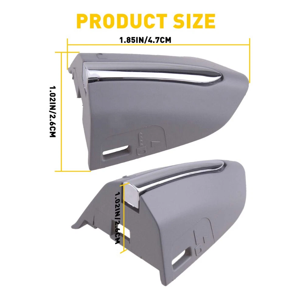 Manija de puerta delantera izquierda para Ford Fusion 2013-2020 bisel de llave tapa lado del conductor Foto 2 de 4