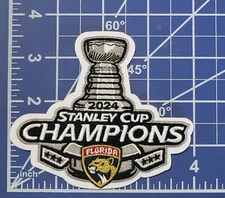 Florida Panthers 2024 Stanley Cup Champs Iron On Patch ~ Free Tracking!