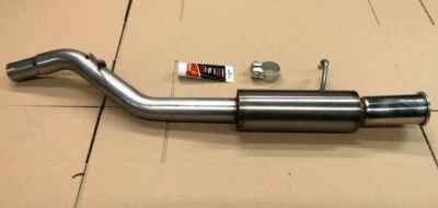 EVERY EXHAUST PART Ford Fiesta MK6 1.25i / 1.4i (2001-2008) stainless Sports Exhaust Rear Back Box