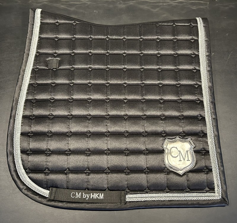 CM By HKM Pony Dressage (PD) Saddle Pad - Black, Cob Sized