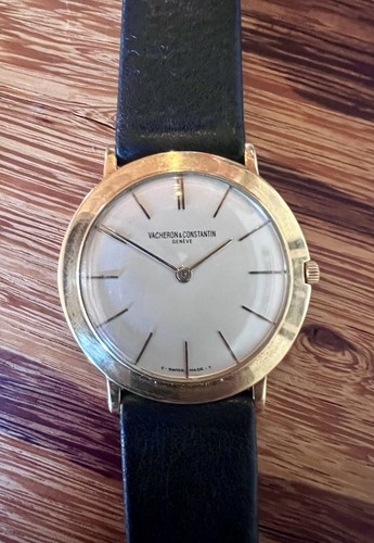 Mens Vintage Rare Vacheron Constantin Solid 18k Gold Ref. 6396 Ultra Thin 1003!