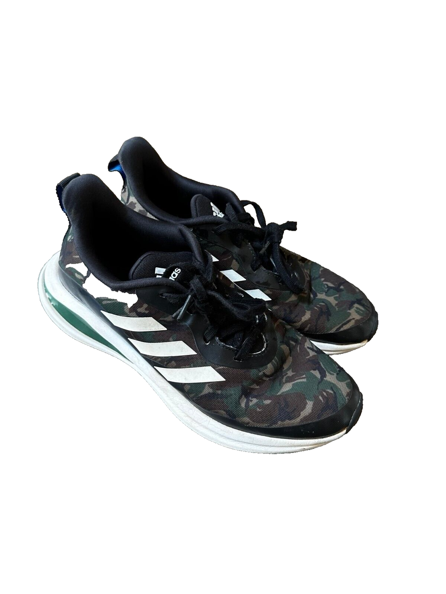 Mens Army Green Adidas FortaRun K Shoes Size