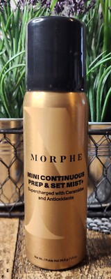 Morphe Continuous Prep & Set Mist 1.3oz/36g Mini/Travel Size NEW 