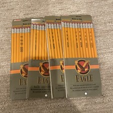 Berol Eagle No 2 48 Count Vintage Yellow Office School Pencils HB12