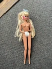 Vtg 1993 Glitter Hair Barbie Doll Blonde Nude C195B