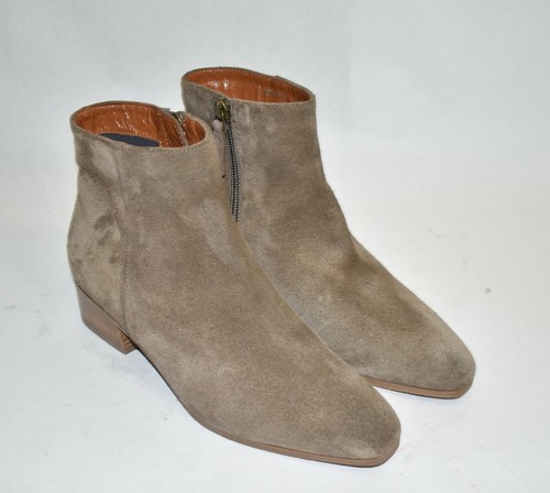 Aquatalia Fuoco Tan Brown Suede Stacked 