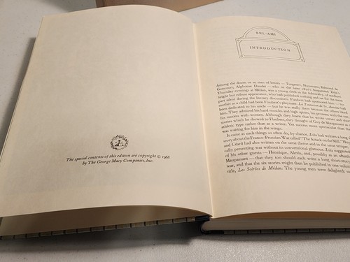 Bel-Ami by Guy de Maupassant 1968 Heritage Press w/ Slipcover & Sunglass Notes - Picture 12 of 12