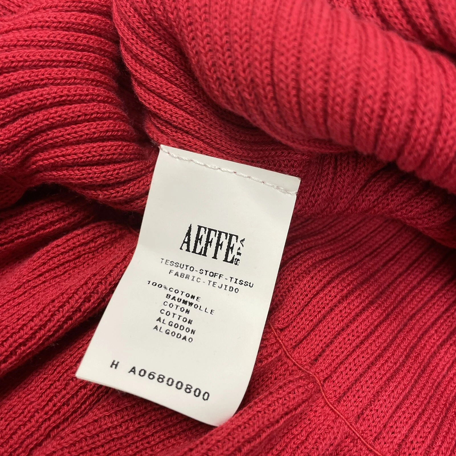 Cardigan Vintage Moschino Cheap&Chic Rosso Grosso Abito Made In Italy Donna UK10