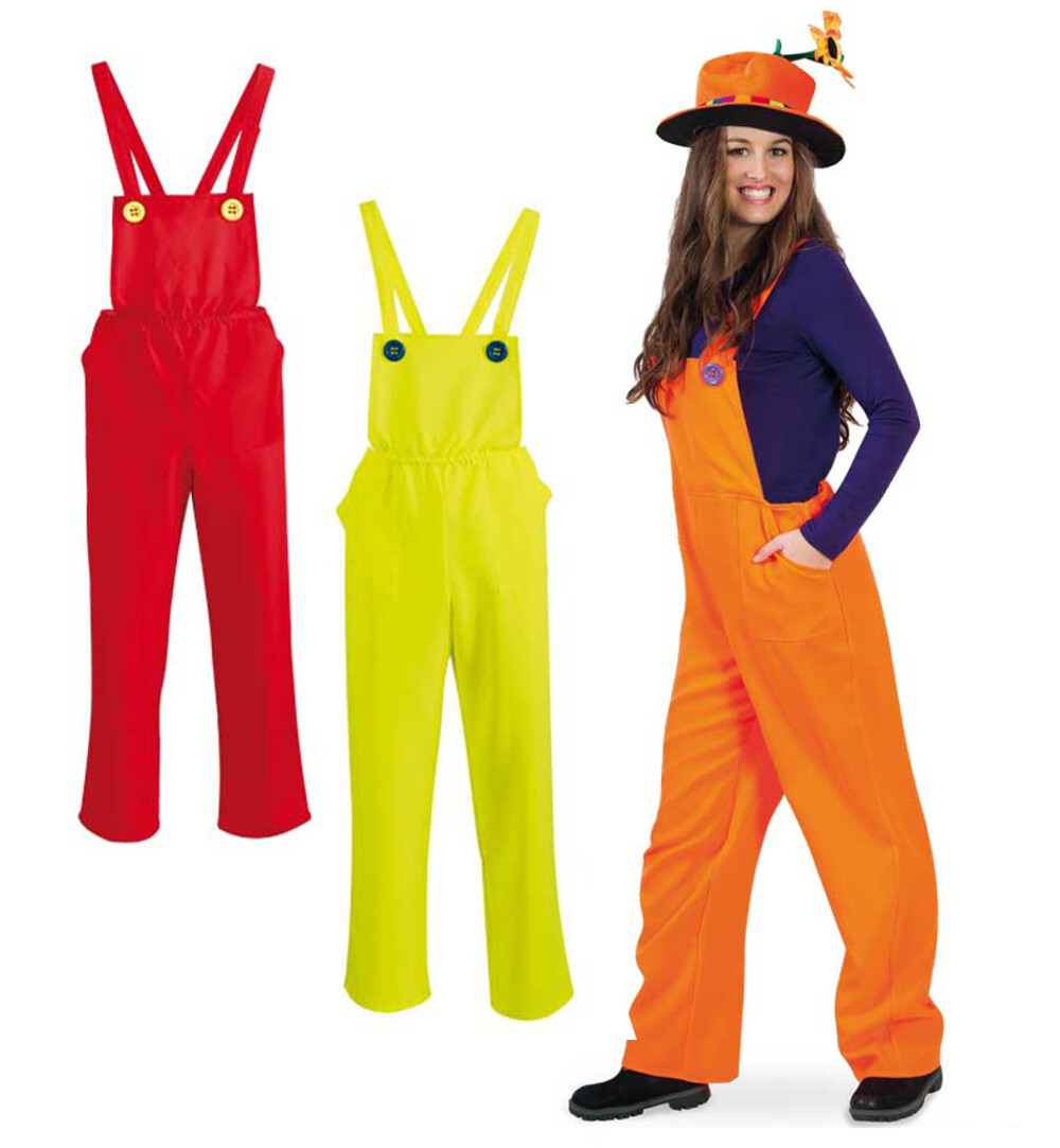 Kostüm Latzhose Handwerker Bauarbeiter Gärtner Zwerg für Erwachsene