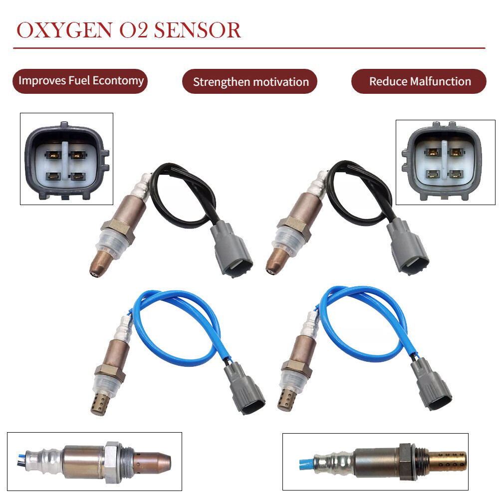 4Pcs Up+Down Oxygen Sensor For 2010-2014 Subaru Legacy Outback Tribeca 3.6L H6