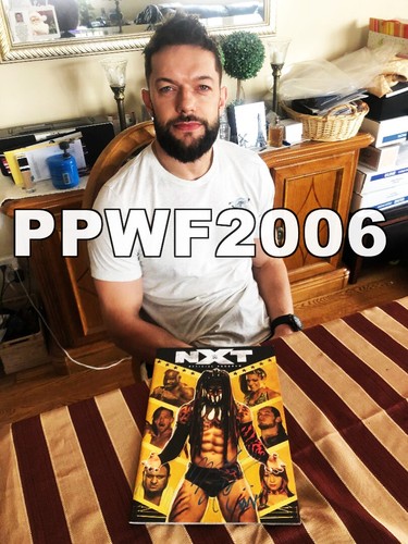 WWE FINN BALOR SIGNED ORIGINAL NXT PROGRAM AUTOGRAPHED WITH PROOF AND COA RARE - Picture 3 of 4