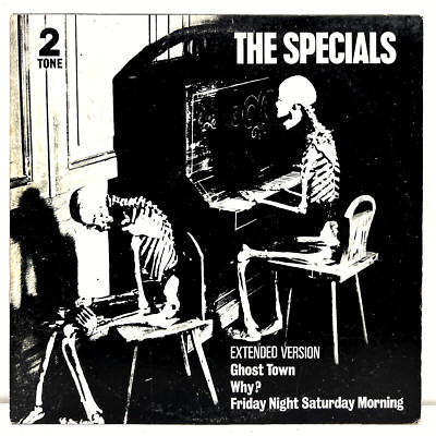 The Specials Ghost Town 12'' 1981 Vinyl Chrysalis Records 1st Press Ska