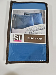 JCP ~ Style Lab ~ 1 Euro Sham ~ Standard Size ~ Turquoise Blue ~ New in Package