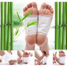 10-10000 Premium Bamboo Vinegar Detox Foot Pads Patch Organic Herbal Cleansing
