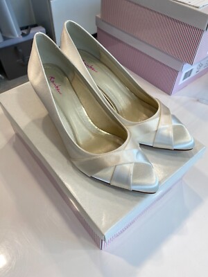 Brand New- Lexi UK size Rainbow Club Ivory Shoes Dyeable