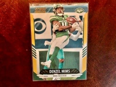 NFL - Denzel Mims 2021 Panini Score Football Gold Parallel - Jets