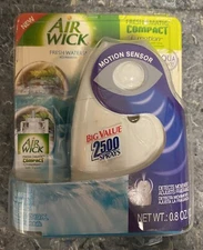 Air Wick Fresh Magic Compact I-Motion Air Freshener Fresh Waters NOS