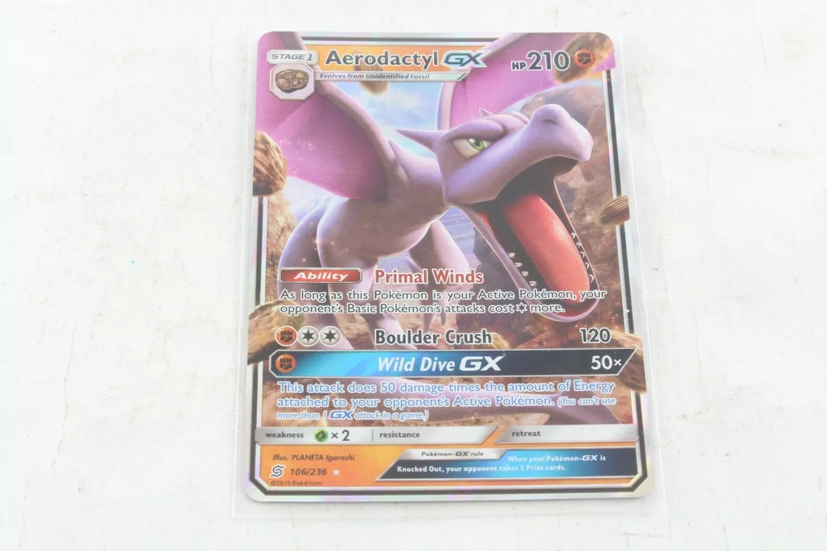 Aerodactyl GX (106/236) [Sun & Moon: Unified Minds]