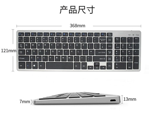 Keyboard For OS Macbook Imac Mac bluetooth Wireless Compatible with WINDOWS Andr - Picture 9 of 18