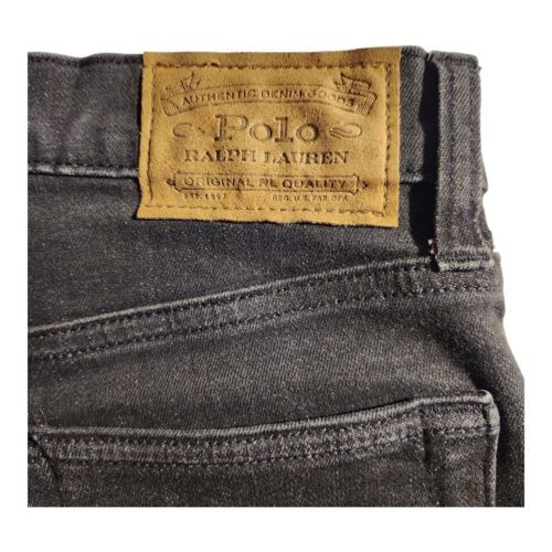 Polo Ralph Lauren Kids The Sullivan Slim Fit Stretch Black Denim Jeans Size 16 - Picture 4 of 6