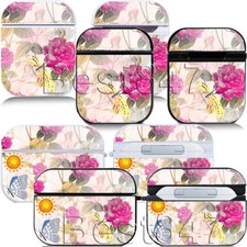 Rose Love Animal Cartoon Butterfly for Airpods Pro Case 1/2/3 Cover Shockproof