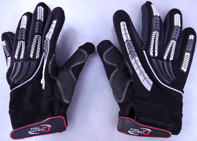 Motocross Handschuhe QTech Set Skater Skateboard BMX Fahrrad Biker Black XXS