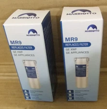MARRIOTTO MR9 Refrigerator Water Filter Replacement GE XWF New Sealed Lot Of 2