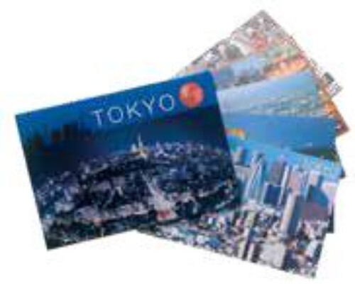 Tokyo 8 Post Cards Set Card Tower Card Collection MADE IN JAPAN - Picture 4 of 4