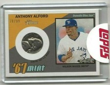 2016 Topps Heritage Minors Anthony Alford U.S. Nickel #d /99 '67 Mint Blue Jays