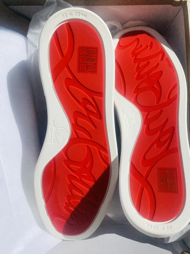 Christian Louboutin Multicolor Saffiano Spikes Zapatos de caña alta - RARO - Talla 41 Foto 4 de 4