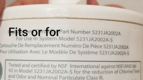 REFRIGERATOR FRIDGE WATER FILTER FITS 5231JA2002A ADQ72910907 READ - Picture 3 of 5