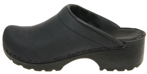 Zuecos abiertos profesionales KLOGGA Chef Sabots suelas PU más cuero - Imagen 5 de 21