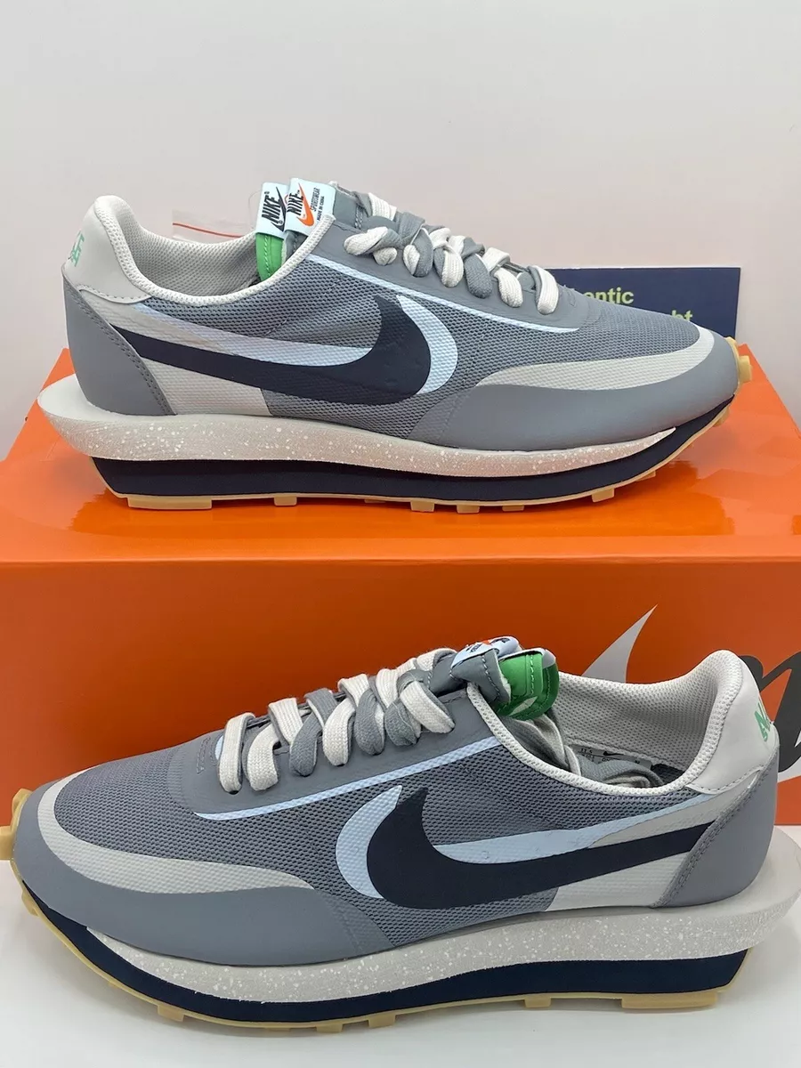 Nike Sacai Clot LD Waffle Kiss Of Death 2 Grey Obsidian Size 13 DH3114-001  NEW