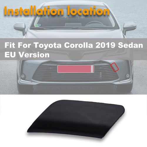 Front Bumper Tow Hook Eye Cover Cap For Toyota Corolla 2019 Sedan EU Version - Picture 2 of 8