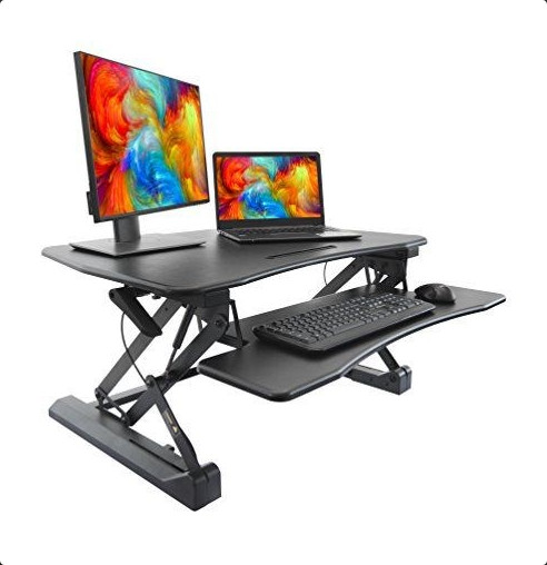 ZFEZIBO Sit to Stand Computer Desk Top.  Pickup Only.