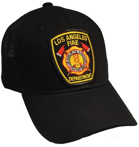 LAFD HAT Black MESH Snapback | eBay