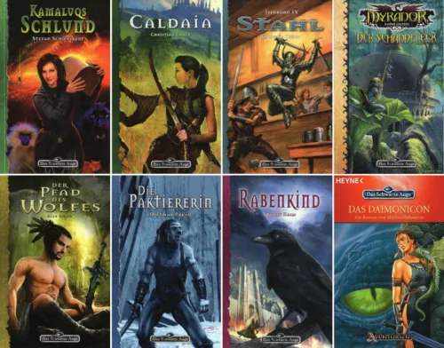 Bundle-8 x ROMANE - DSA - CALDAIA - PFAD DES WOLFES - DAS DAIMONICON und andere
