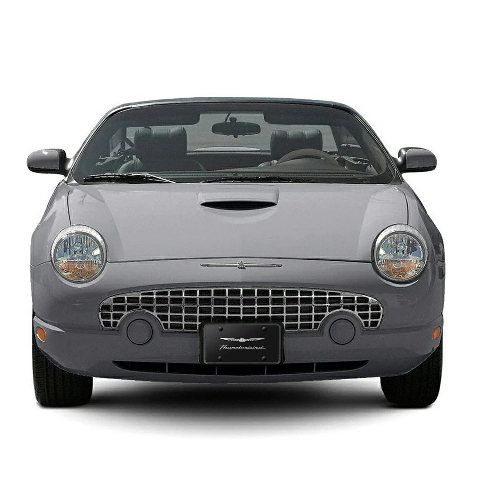 Ford Thunderbird 3D Black Stainless Steel License Plate - Image 4 of 4