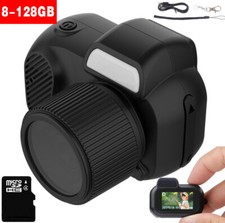 Retro Keychain Camera, Upgraded 1080P HD Mini Camera for Students Kids, 8-128GB