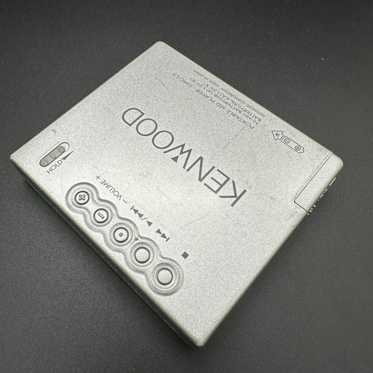 KENWOOD MDプレイヤー DMC-L5 KENWOOD DMC-L5 Portable Minidisc Player MD WALKMAN Tested