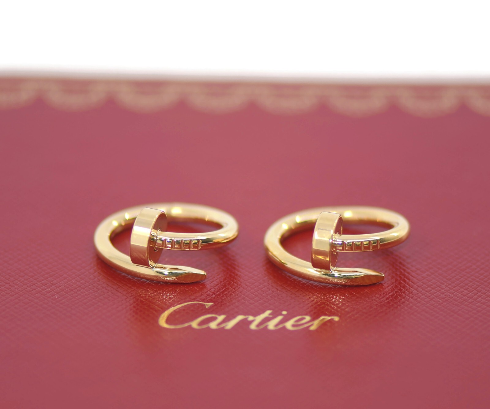 Cartier Juste Un Clou 18K Yellow Gold Cufflinks