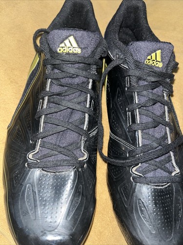 Adidas Uomo Taglia 12 Sprintstar 3 Tacchetti Pista Nero/Oro Metallizzato Leggero - Foto 20 di 24