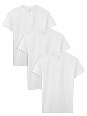Tall Man Size White Crew Tee Undershirt 
